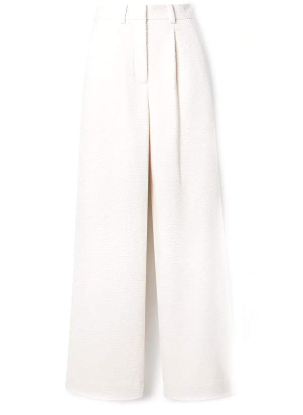 Stretch-bouclé wide-leg pants – Jason Wu